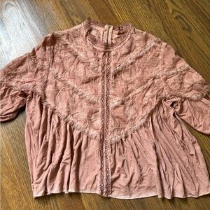 NWOT POL pink shirt